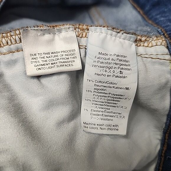 Madewell Cali Demi-Boot Jeans Kick Flare Crop Fleetwood Wash Size 28 - Picture 11 of 12